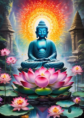 Alipson Puzzle Buddha rompecabezas 500 piezas multicolor juguete plástico