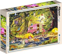 Alipson Puzzle rompecabezas Camping des Fées amigos del bosque 1000 piezas-2