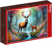 Alipson Puzzle rompecabezas Cerf Majestueux 500 piezas multicolor-2