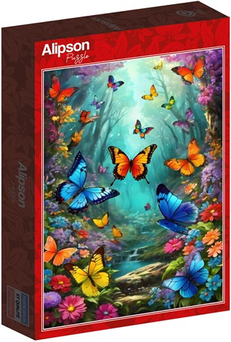 Alipson Puzzle rompecabezas Clouds of Butterflies 500 piezas multicolor-2