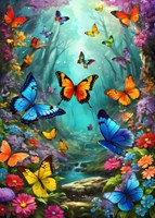 Alipson Puzzle rompecabezas Clouds of Butterflies 500 piezas multicolor