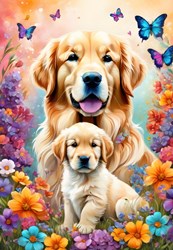 Alipson Puzzle rompecabezas Dogs - Maternal Love Collection - 1000 piezas