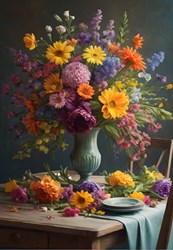 Alipson Puzzle Flower Bouquet - rompecabezas 1000 piezas multicolor