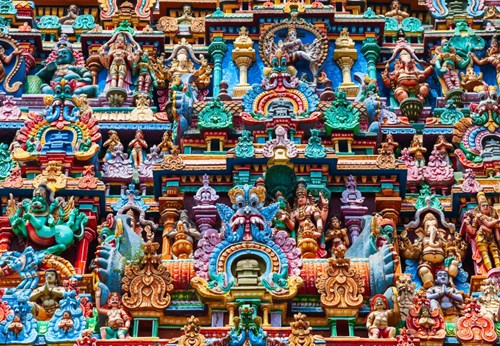 Alipson Puzzle templo hindú India 1000 piezas puzzle decorativo