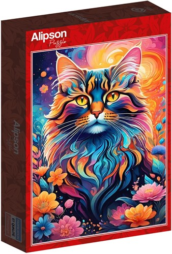 Alipson Puzzle rompecabezas Multicoloured Cat - 1000 piezas plástico-2