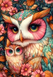Alipson Puzzle rompecabezas Owl Always Love You 1000 piezas animales