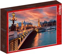 Alipson Puzzle rompecabezas Pont Alexandre III París 1000 piezas-2