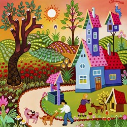 Alipson Puzzle rompecabezas Poppie Garden - 1000 piezas para adultos