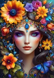 Alipson Puzzle rompecabezas The Flower Woman - 1000 piezas multicolor