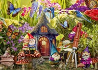 Alipson Puzzle rompecabezas Gnome Garden 1000 piezas multicolor plástico