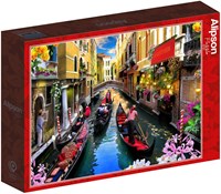 Alipson Puzzle rompecabezas Venetian Gondoliers 500 piezas multicolor-2