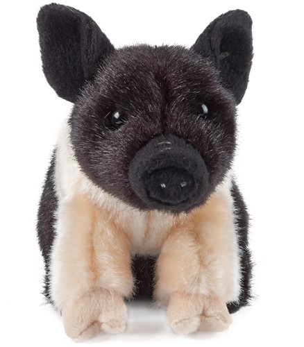 Living Nature Peluche Cerdo Negro y Rosa