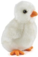 Living Nature Peluche Pollito Blanco Esponjoso