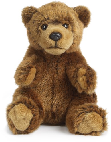Living Nature peluche oso pardo 18 cm juguete ecológico