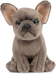 Living Nature peluche cachorro Bulldog Francés perro 15 cm juguete