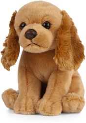 Living Nature peluche Cachorro Cocker Spaniel 16cm perro de peluche