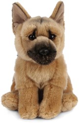 Living Nature peluche pastor alemán perro sostenible 20cm