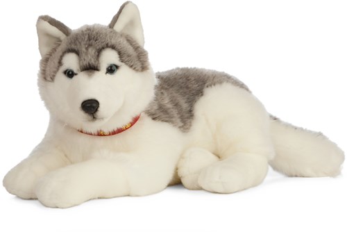 Living Nature peluche Giant Husky Perro - gran perro de peluche