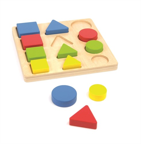 Andreu Toys ANDREU - Puzzle de 3 formas geográficas (13+1 piezas)-2