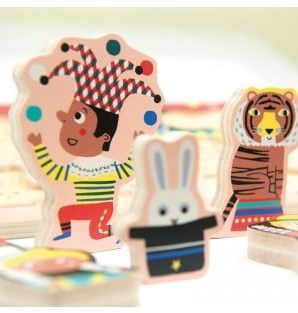 Andreu Toys puzzle - puzzle grueso de cartón circo para niños-2