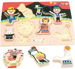 Andreu Toys puzzle - puzzle grueso de cartón circo para niños
