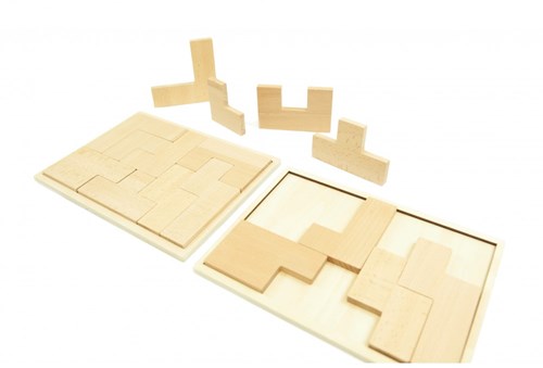 Andreu Toys puzzle texturas juego educativo multicolor cartón-2