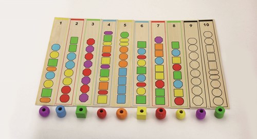 Andreu Toys juguete cuentas - Caja cuentas para ensartar colorida creativa-2