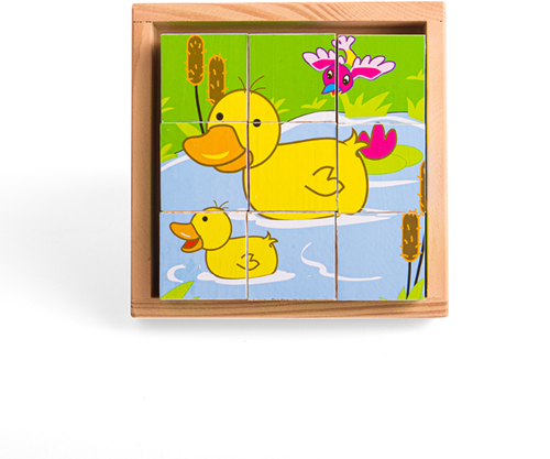 Bigjigs Puzzle de bloques Animales de granja-3