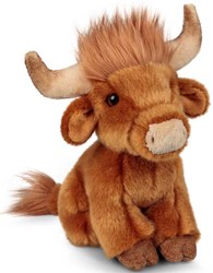 Tobar peluche vaca Highland 15 cm - juguete animal de granja