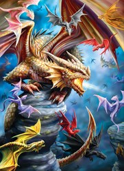 Eurographics puzzle Dragon Clan - Anne Stokes - 1000 piezas rompecabezas