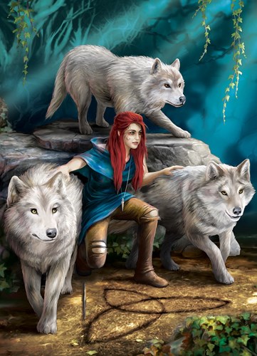 Eurographics puzzle Anne Stokes - The Power of Three - 1000 piezas