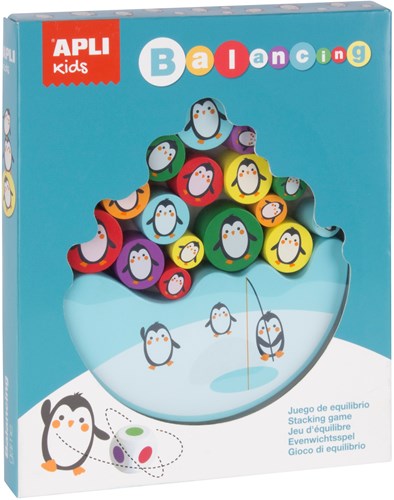APLI Kids APLI - Juego de equilibrio de pingüinos (madera)