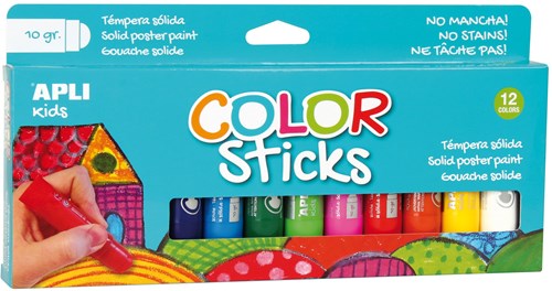 APLI Kids APLI - Color Stick Grueso Básico 12 Colores