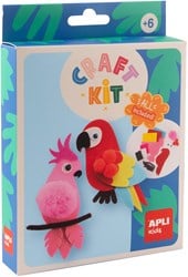 APLI Kids APLI - Craft Kit Vilten Papegaaiten