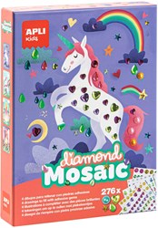 APLI Kids set de mosaico de diamantes - 4 tarjetas, 276 diamantes