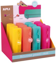 APLI Kids estuche silicona soft fluo - flexible y resistente al agua