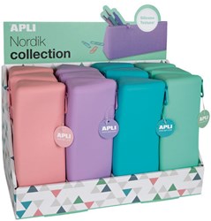 APLI Kids estuche silicona triángulo Nordic impermeable flexible