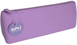 APLI Kids estuche silicona Soft Nordic lila impermeable flexible