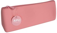 APLI Kids estuche silicona Soft Nordic rosa impermeable flexible