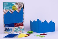 APLI Kids corona de cumpleaños azul de espuma para niños - personalizable-2