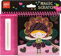 APLI Kids APLI - Libro para colorear Fairy Scratch (8 hojas)