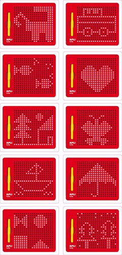 APLI Kids pizarra educativa magnética con bolígrafo - juguete creativo-2