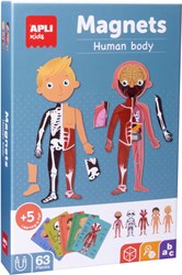 APLI Kids juego educativo magnético cuerpo humano anatomía 63 piezas