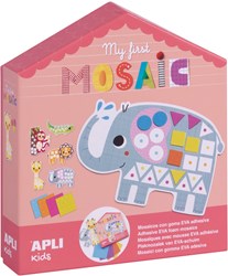 APLI Kids animales mosaico - juguete creativo con foam y cartas XXL