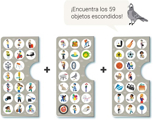 APLI Kids puzzle ciudad busca y encuentra - juguete educativo de cartón-2
