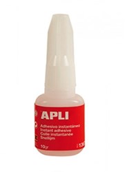 APLI Kids pegamento instantáneo con pincel - pegamento súper fuerte 10 g
