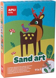 APLI Kids set de tarjetas de arena - Juguete creativo para niños
