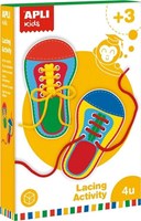 APLI Kids aprender a atar los cordones - juguete educativo con tarjetas de zapatos