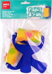APLI Kids rodillos de esponja - herramientas creativas para pintar niños