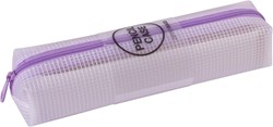 APLI Kids estuche zipperbag lila - bolsa organizadora transparente resistente